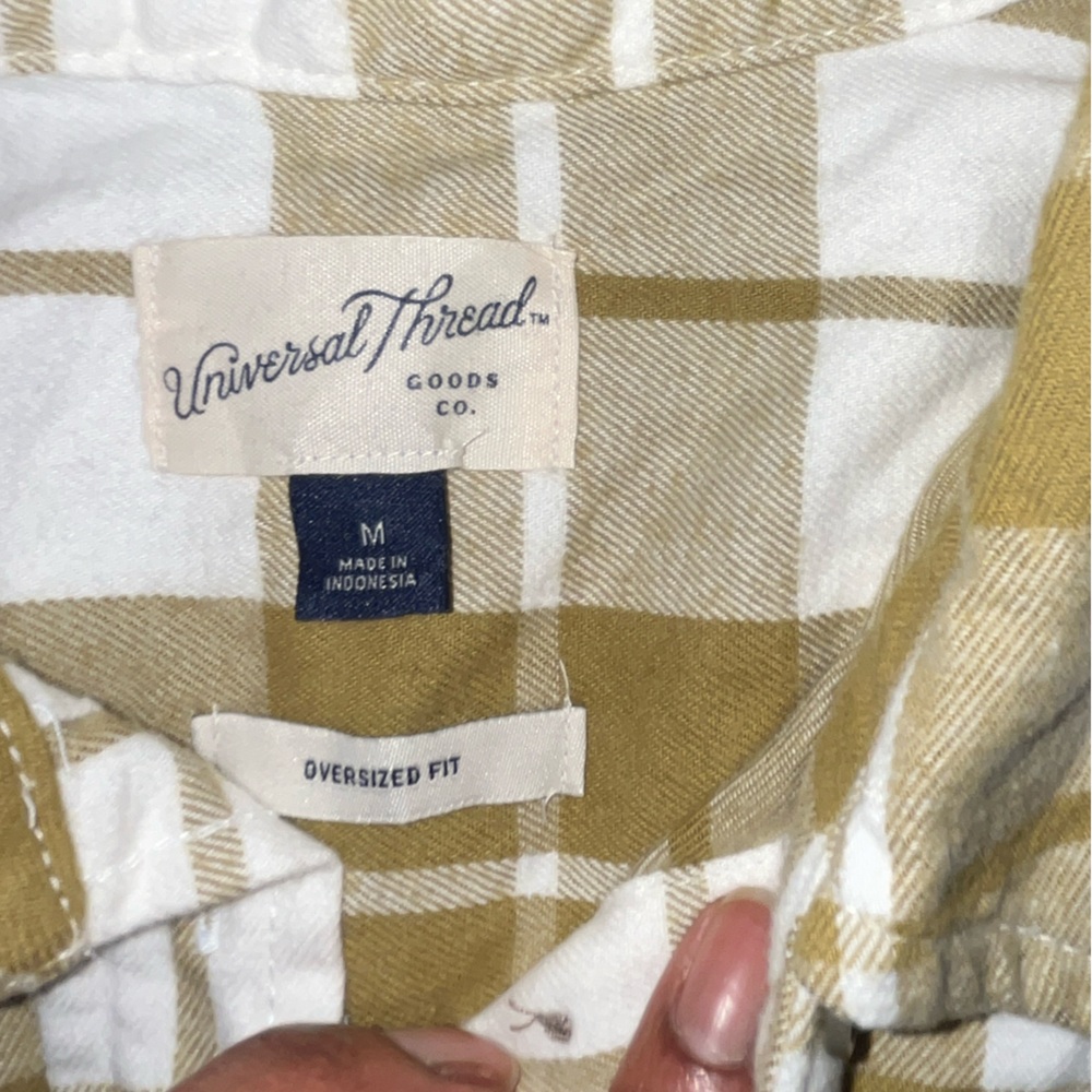 Universal Thread Plaid Button Down Flannel Shirt … - image 2